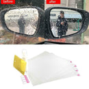 4x Car Rearview Mirror Window Glass Rainproof Film Durable Hydrophobic O2C0