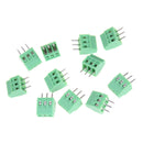 10pcs 3 Poles KF128 2.54mm PCB Universal Screw Terminal Block_LBX