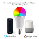 LED E14 Smart WIFI Bulb 7W Dimmable Light Bulb Works for Google Alexa Home