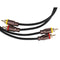 4.5m Car Audio Stereo Amplifier Speaker RCA Interconnect Cable Wire Plug