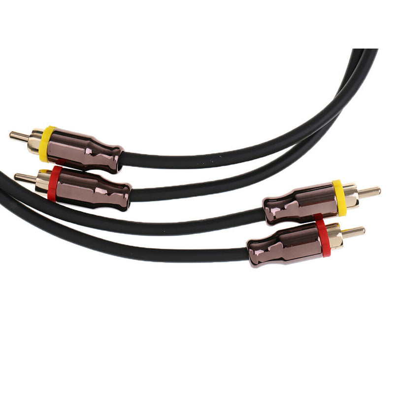 4.5m Car Audio Stereo Amplifier Speaker RCA Interconnect Cable Wire Plug
