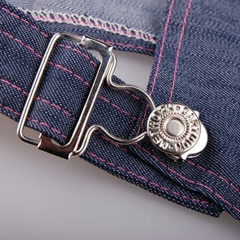 Dog Pet Clothes Puppy Polka Dot Ruffle Denim Skirt Dress Chihuahua Apparel M