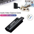 Mini USB 3.0 HDMI Capture Card Video Recorder Box for Camera Live Streaming
