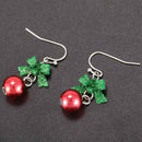 Christmas earrings Women romantic bow tie Ear stone Fashion shiny rhineston