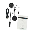Wireless Stereo Helmet Headset Bluetooth V4.2 for Motorcycle Bicycle - 2Pcs