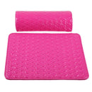 2pcs/set Leather Nail Art Pillow+Arm Rest Pad Cushion for Manicure(Rose Red A