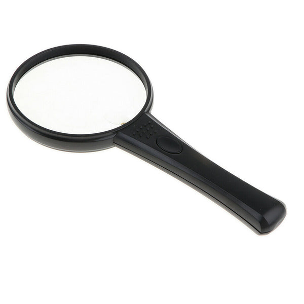 LED Light Magnifying 3X Handheld 90mm Magnifier Jewelry Repair Archaeology Tool