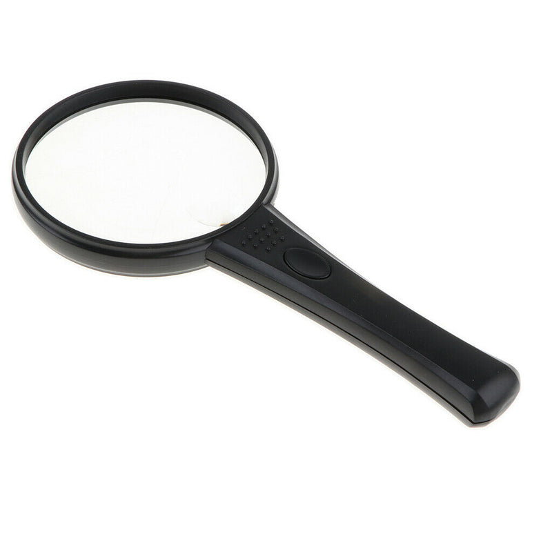 LED Light Magnifying 3X Handheld 90mm Magnifier Jewelry Repair Archaeology Tool