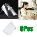 6Pcs Clear Anti-Fog Dust Safety Full Face Shield Protector Kitchen Tool