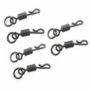 10x Quick Change Size 8 Flexi Ring Swivels Carp Rig Kwik_AU G3Q1 Tackle Fis T4N6