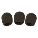 Microphone Ball Sponge Foam Cover (Set of 5, Black) X3G6