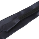 Men Dark Blue Polyster Zip Up Zipper Tie Necktie