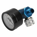 Digital Spray Paint Gun Regulator Air Pressure Gauge 1/4inch 0-140PSI/10Bar