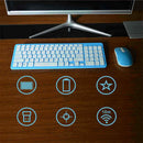 2.4G Optical Wireless Keyboard Mouse Kit Wireless Mouse Usb Receiver Combo
