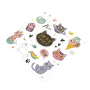 iron on patches cat heat transfer badges washable clothing deco diy applique JR