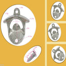 Retro Wall Mounted Bottle Beer Coke Cap Metal Fixed Opener Bar Kitchen Craft LJ