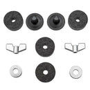 18 Pieces Cymbal Replacement Accessories Cymbal Felts Hi-Hat Clutch Felt Hi