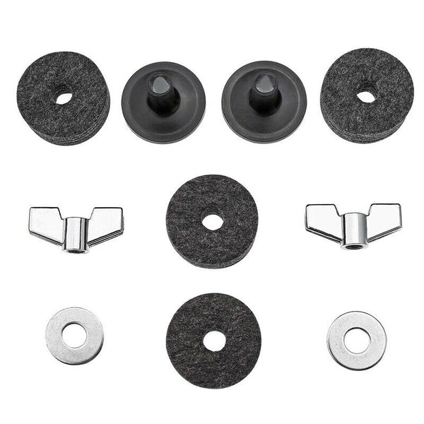 18 Pieces Cymbal Replacement Accessories Cymbal Felts Hi-Hat Clutch Felt Hi