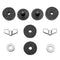 18 Pieces Cymbal Replacement Accessories Cymbal Felts Hi-Hat Clutch Felt Hi