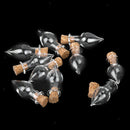20pcs  Empty Glass Bottle Jar Vials Perfume Cork Charm DIY Pendant Craft