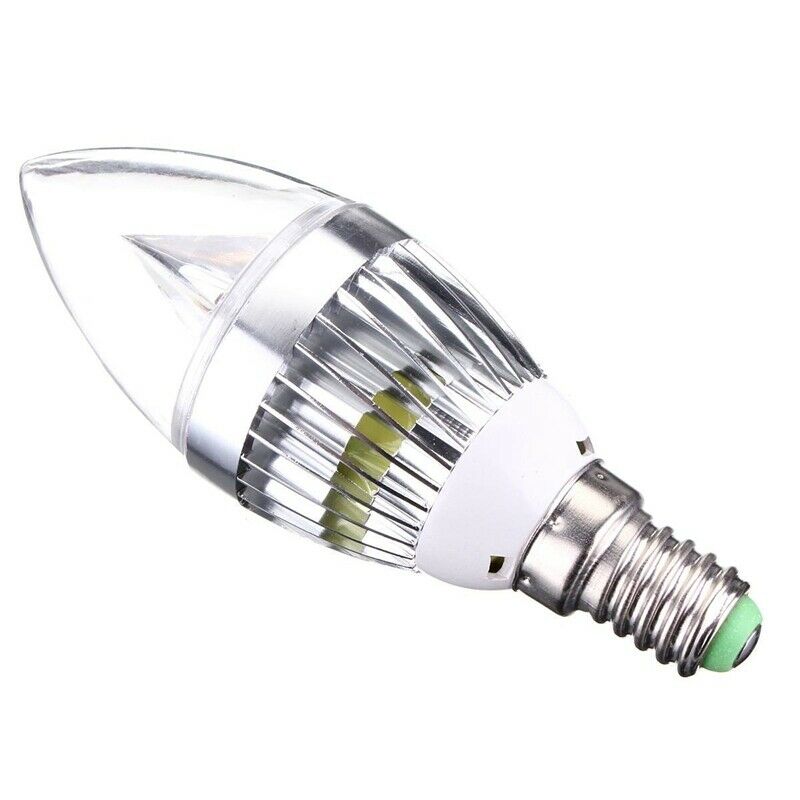 6x E14 4.5W LED Candle Bulbs Cool White Non Dimmable Replace 40W Incandesce U5N7