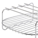 Barbecue Replacement Air Fryer Stainless Steel Double-deck Baking Tray Holder
