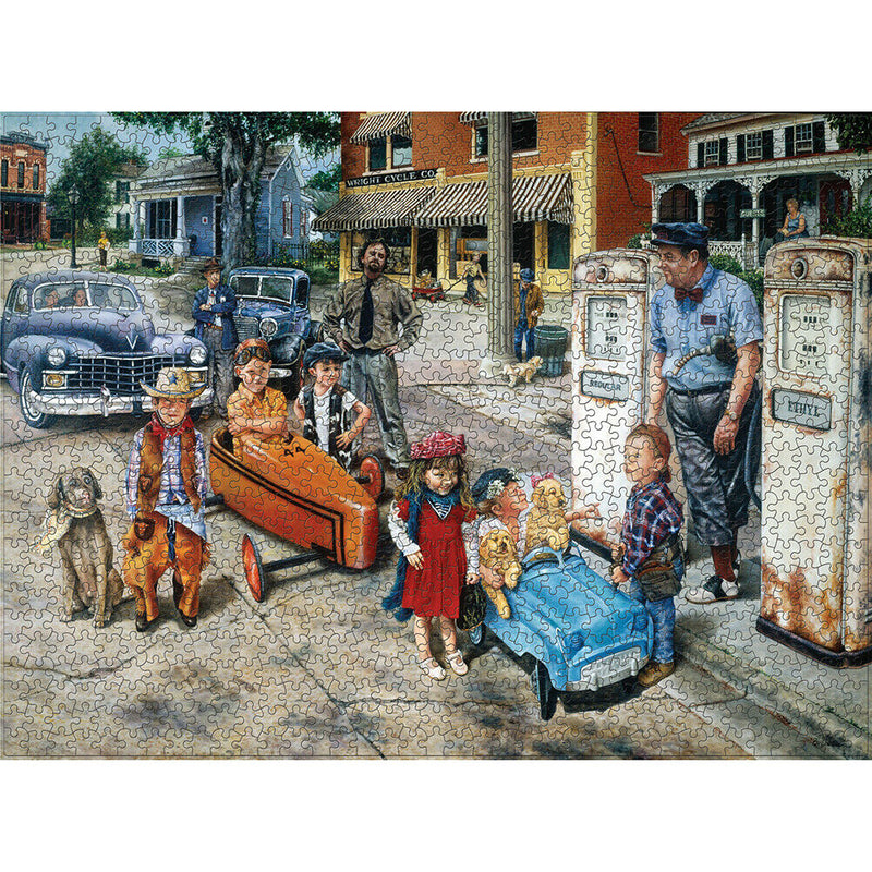 1000pcs DIY Kids Car Picture Puzzles Educational Learning Assembling Toys