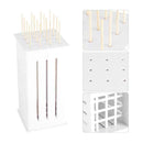 16-Holes Easy Barbecue Kebab Meat Maker Box Meat Grill 16 Skewers Bamboo Wi L6O2