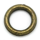 500PCs Bronze Tone Soldered Closed Jump Rings 6mm Dia. U7R4