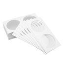 100-pieces Cardboard Coin Flips (25mm) Coin Collecting Supplies Coin Holder for