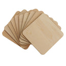38Pcs Lots Wooden Squares Coaster Plain Wood Craft Blank Plaque DIY Woodwork