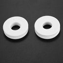 16Pcs Durable White Winding Board Fishing Line Wire Shaft Bobbin Spools TackO6R6