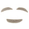Funny Stylish Old Man Adhesive Eyebrows Mustaches Fancy Dress Costume Props
