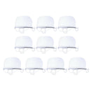 20x Transparent PET Plastic Mouth Shield Protection Anti-Splash Catering