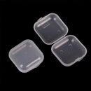 5Pcs Mini Clear Plastic Small Box Jewelry Earplugs Container Storage Box JR