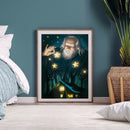 DIY Drill Picture Mosaic Kit Full Painting 5D Star God Round Diamond Craft
