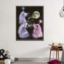 5D DIY Full Drill Diamond Painting Horse Moon Cross Stitch Embroidery Kits