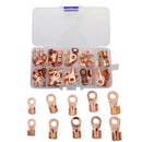 Open Barrel Copper Ring Lug Terminal Assortment Kit OT 10A 20A 30A 40A  JAM