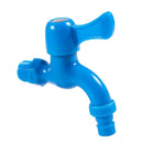 Home Kitchen Plastic Blue Quarter Turn Faucet Tap K7C7