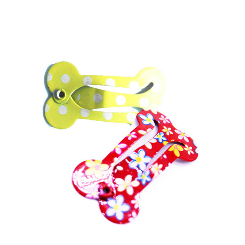 5 pcs Bone Design Dog Hair Clips 2.5cm Pet Hair Grooming Accessories Hot Top