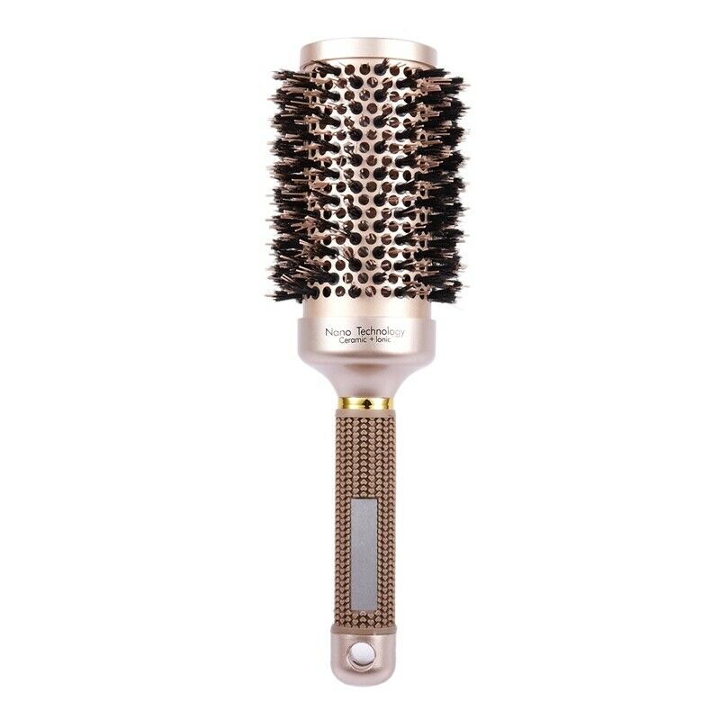 Round Barrel Hair Brush with Simulation Boar Bristle, for Hair Drying, Styl A3I3
