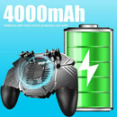 AK77 6 Fingers Trigger Controller Grip w/Dual Fans for PUBG (4000mAh) A