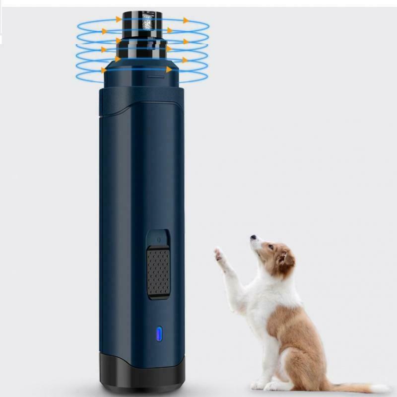 Rechargeable Pet Nail Grinder Cordless Nail Grooming Trimmer for Dogs & Cats