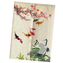 Door Noren Curtains Kitchen Short Cotton Linen Tapestry 85x90cm Style 4