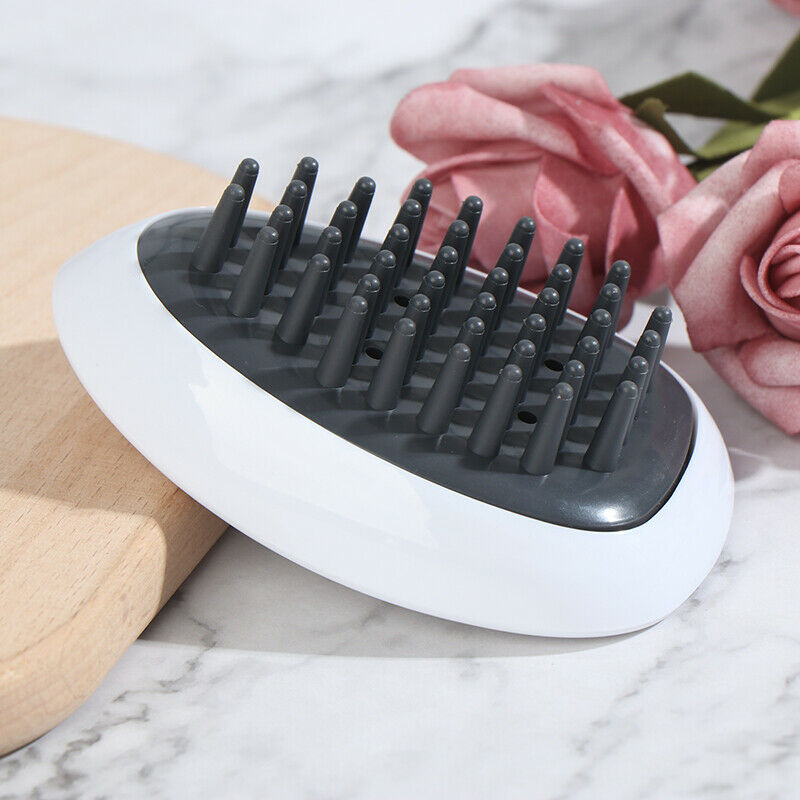 Silicone Head Hair Washing Comb Shampoo Scalp Massage Brush Shower Brush B Gw
