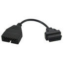 OBD2 Extension Cable 12 Pin to 16 Pin Female OBD1 OBDII Connector Adapter f