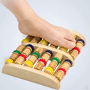 Wooden Foot Roller Massager Wood Massage Reflexology Relax Relief Spa Care