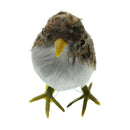 Small Artificial Bird Feather Realistic Sparrow Garden Tree Ornament 15cm