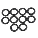 10 Pcs Black Rubber Oil Filter O Ring Sealing Gaskets 6mm x 1.8mm W1Q6