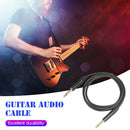 6.35 mm Jack Audio Cable TS Male to Male for Guitar Mixer Amplifier (1.8m) A